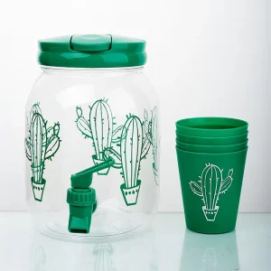 3.8L PET Party Cold Juice and Beer Plastic Drink Dispenser Set with Tap