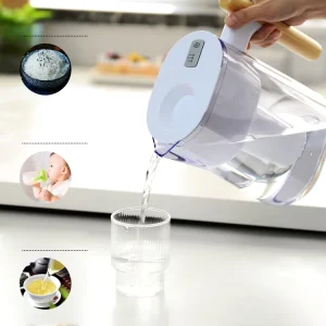 3.8L Water Filter Jug AS ABS Filter Pitcher Home Water Filtration Water Purifier Jug