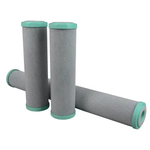 30 Inch CTO Activated Carbon Cartridge Filter with DOE 222 Code 0.8 End Caps