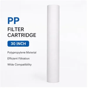 30″ PP Sediment Filter Cartridge 1 5 10 20 Micron for Industrial Water Treatment