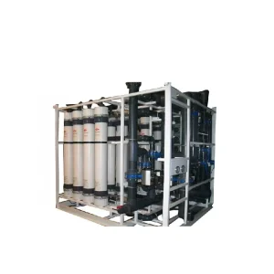 30 T/H Ultrafiltration Water Purifier for River and Underground Well Water with Pump, Motor, PLC, 220V