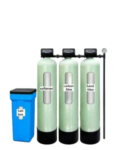 3000 L/hour Industrial Water Softening System with Filter Media, Automatic Control, 220V/380V