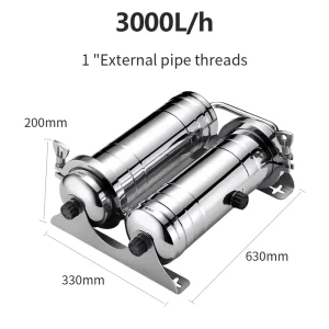 3000L/H Whole House Water Purification Series Commercial Water Purify Energy Saving and Convenient Water Purifier PVDF Membrane
