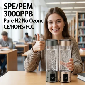 3000PPB Hydrogen Water Bottle Gift Set SPE PEM Tech High Concentration Portable Hydrogen Water Generator Price