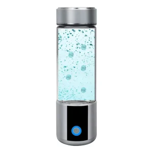300ML USB Powered Glass Hydrogen Water Bottle Generator Produces up to 1800 3000 PPB Pure Hydrogen Water for Household Car Use