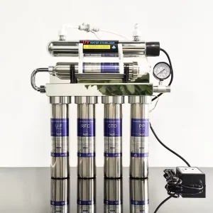 304 Stainless Steel 6-Stage UV Electric Water Filter with Automatic Flow Switch for Home and Outdoor Drinking Water