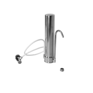 304 Stainless Steel Countertop Water Filter 2000mL Capacity 6000 GPD Flow Rate Removes Sand & Odor