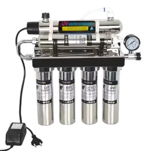 304 Stainless Steel Drinking Water Filters Filtration UF Purifiers System for Your Home Household Drinking 6 Stage with UVC