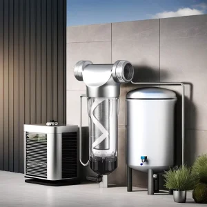 304 Stainless Steel Large-Flow Household Tap Water Prefilter with Backwashing