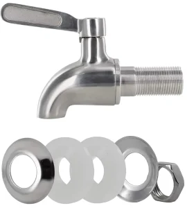 304 Stainless Steel Replacement Spigot for Glass Jar Gravity-Fed Water Filter System