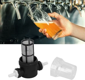304 Stainless Steel Water Pipe Filter for Garden Hose Pressure Washer RV with 80 Mesh Screen 3 4 Female Thread Inline Strainer