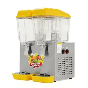 32L Twin-Tank Gold Stainless Steel Electric Juice Dispenser