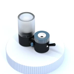 360-Degree Rotating Mini Ceramic Faucet Water Purifier with Activated Carbon Filter for Kitchen and Bathroom