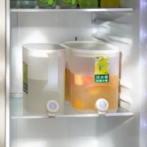 3L 5L 8.6L Large Plastic Cold Beverage Dispenser Water Pitcher with Tea and Fruit Infusion