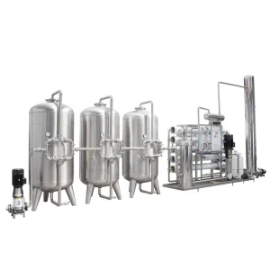 3T-100T RO Water Treatment Plant Stainless Steel Purified Water Machine with Water Filter Tank