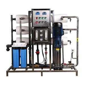 3TPH Industrial Reverse Osmosis Water Treatment Machine Pump Pressure Vessel 98% Purification Rate