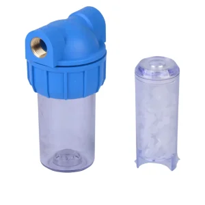 4 Inch PP Manual Water Filter Housing for Cars RVs and Outdoors Removes Limescale with Pre Filtration
