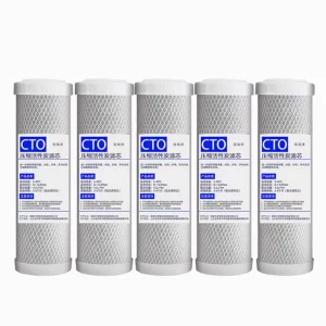 4-Stage 10 Inch Jumbo Water Filter Cartridge, PP, CTO, Resin, 5 Micron Carbon Block