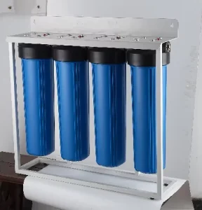 4-Stage Jumbo Under Sinking Water Filter System with PP+GAC+CTO+PP Cartridges