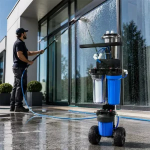 4 Stage Mobile RO DI Water System Spotless Rinse No Water Spots for Car Window Solar RV Household Outdoor Cleaning