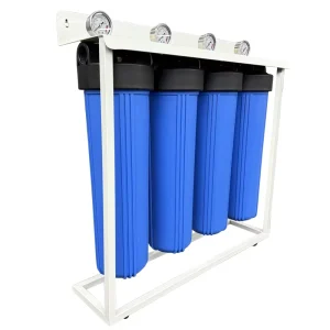 4 stages Whole House Water Filter System PP CTO GAC resin 20*4.5 BB for Home Water Filtration Softening and Chlorine Removal