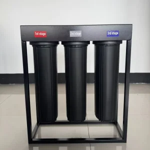 4.5 20 inch Blue Filter Bottle Industrial Whole house Central Water Purifier Casing 3 stage Filtration