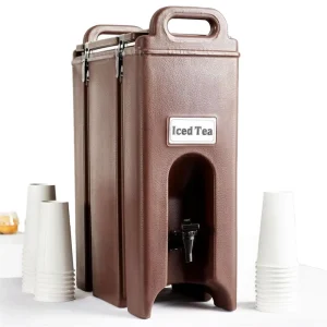 4.75 Gallon Black Insulated Beverage Dispenser