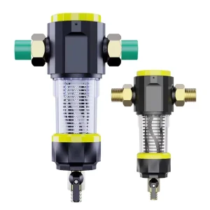 40 Micron 316 Stainless Steel Mesh Water Prefilter with PPR or Brass Connector for Household Use