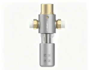 40-Micron Sediment-Removing Water Prefilter with Automatic Backwash and Scale Inhibitor