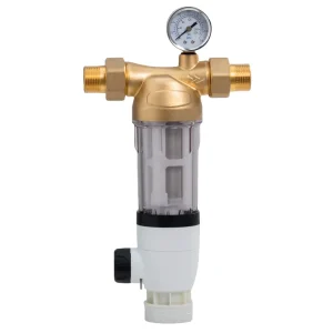 40 Micron Water Prefilter with Pressure Gauge