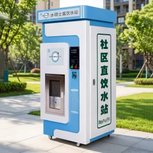 400/800 GPD Outdoor Self-Service Purified Water Vending Machine with Automatic Bagging Function
