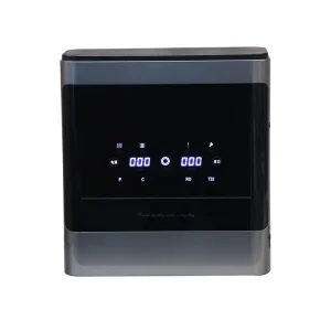 400 GPD Alkaline RO Water Purifier Plastic Grey TDS Display Countertop Reverse Osmosis System Electric Powered Household