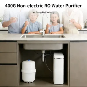 400 GPD Reverse Osmosis System Tankless Non Electric RO Water Filter System Under Sink RO Water Purifier System
