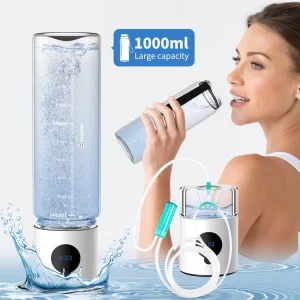 4000PPB SPE PEM Hydrogen Water Bottle Generator High Concentration 5min Home Use OEM