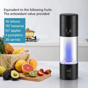 4000ppb 6000ppb Hydrogen Water Bottle 270ml Food Grade PEM SPE Portable Hydrogen Generator for Car and Outdoor Use