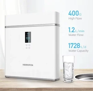 400GPD Smart Water Filter with WiFi Function and TDS Sensor Electric Under-Sink Water Purifier
