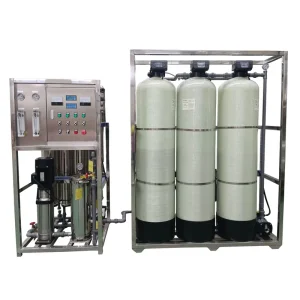 4040/8040 RO Reverse Osmosis Drinking Water Purification System 1000L RO Water Filter with PLC and 1.5KW Motor