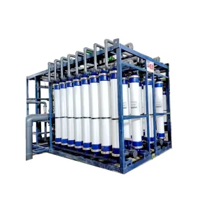 40T/H Ultrafiltration System with Motor and PLC Water Treatment Machine