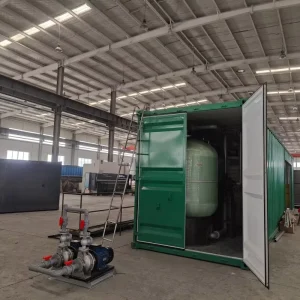 40ft Container Sea Water Desalination RO System 50-200 M³/Day All-in-One Skid-Mounted Water Treatment Plant