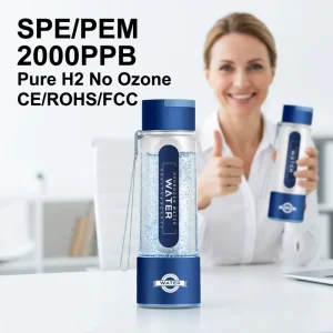 420ml Hydrogen Water Bottle SPE PEM 2000PPB Molecular H2 Generator Factory