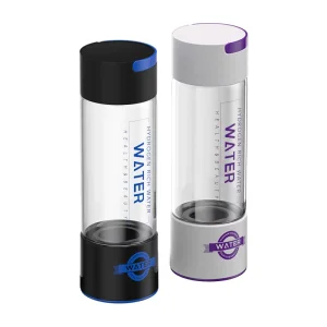 480ml Large Capacity Glass Hydrogen Water Bottle Portable Hydrogen Water Generator for Travel