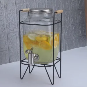 4L 5L 8L Commercial Glass Juice Whiskey Wine Dispenser with Ice
