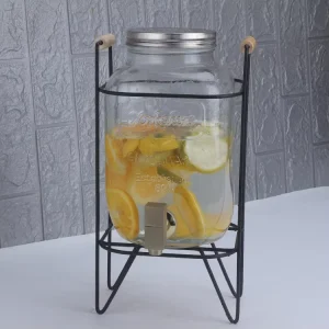 4L 5L 8L Mason Jar Dispenser With Spigot 304 Stainless Steel Drink Dispenser Beverage