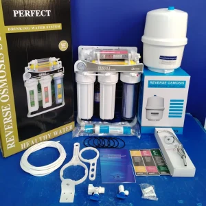 5-8 Stage Home Reverse Osmosis Drinking Water Purifier with UV, 75 GPD Tank, Alkaline Filter, 220V