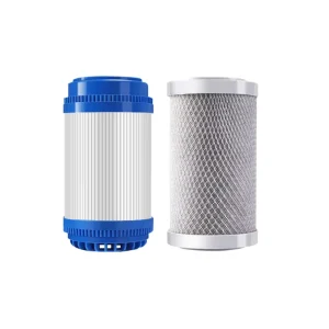 5-Inch 3-Stage Pre-Filter Cartridge Set, PP UDF/GAC CTO, for Water Purification System