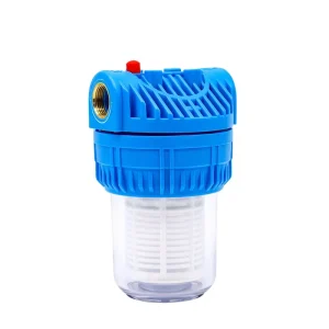 5 Inch ABS Manual Water Purifier 3000 L/h Small Water Pre-Filter with Washable Cartridge for Sand and Dirt Protection