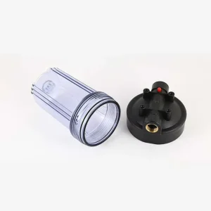 5-Inch PP Filter Cartridge Housing Plastic Brass Pump Connector for Household Pre-Filtration 500L/Hour