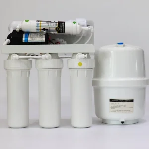 5-Level Manual Under-Sink Reverse Osmosis Water Treatment System 75 GPD for Commercial, Home, and Hotel Use
