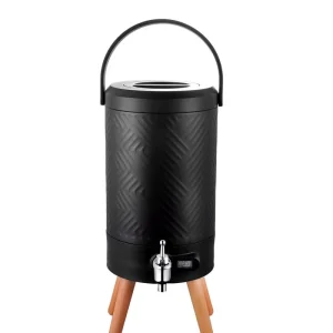 5 Liter Thermal Steel Kettle Food Grade Iced Beverage Dispenser for Coffee Milk Tea Customizable Logo Water Pot
