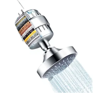 5 Position ABS Shower Head with Filter Kit Wall Mount Shower Faucet Water Purifier High Pressure 3 Year Warranty